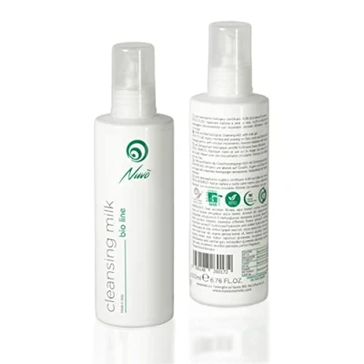 Abbildung von Nuvo&#039; Gesichtsreinigungsmilch mit Schneckenschleim, 200 ml, Hyaluronsäure, entfernt Unreinheiten ohne die Haut auszutrocknen, sanfte Formulierung für Tägliche Reinigung, Made in Italy