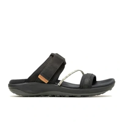 Abbildung von Merrell Terran 4 Slide Trekkingsandale, Damen, Größe: 39, Black Schuhe