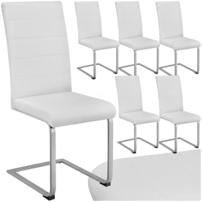 Abbildung von tectake Esszimmerstuhl Bettina (6er Set, 6 St), Gepolstert