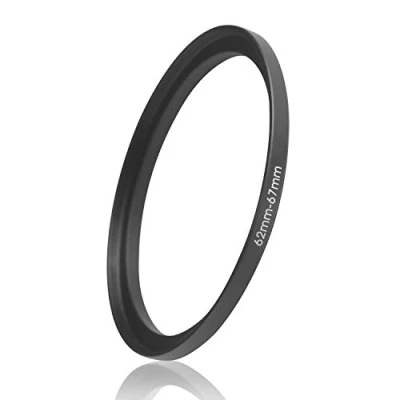 Abbildung von Ares Foto® Step Up Filteradapter Adapter Ring. CNC gefrästes Aluminium. Kompatibel mit Objektiven Aller Hersteller: Canon Sony Nikon Fujifilm Olympus Pentax Leica Tamron Sigma (62mm 67mm)