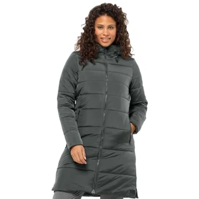 Abbildung von Jack Wolfskin Damen Eisbach W Coat, Slate Green, L EU