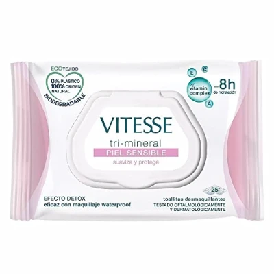 Abbildung von VITESSE Make up Entfernungstücher empfindliche Haut (25 Stück)