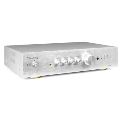 Abbildung von Audizio AD200A 2 Kanal HiFi Verstärker 2x 200 Watt Amplifier Silber