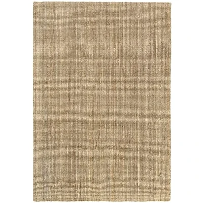 Abbildung von HAMID Kerala Jute Teppich, 100% Jutefaser Handgewebt, Teppich für Wohnzimmer, Esszimmer, Schlafzimmer, Flur, Natürliche Farbe (160x230cm)