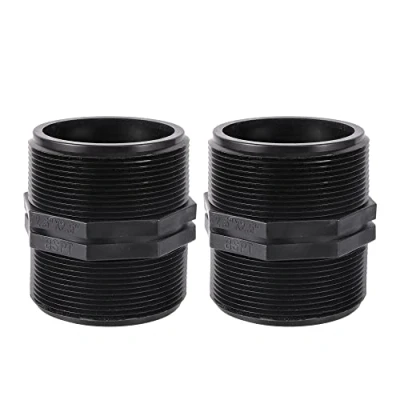 Abbildung von FOGWOWO 2 Stück 2.5&quot; x BSP Außengewinde Schlauchanschluss Kupplungen Verbinder Gleicher Adapter Bewässerung Schlauchverbinder für Garten Schlauchsysteme