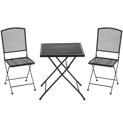 Abbildung von 3 teiliges Bistro Set Garnitur Sitzgruppe klappbar für Garten Balkon