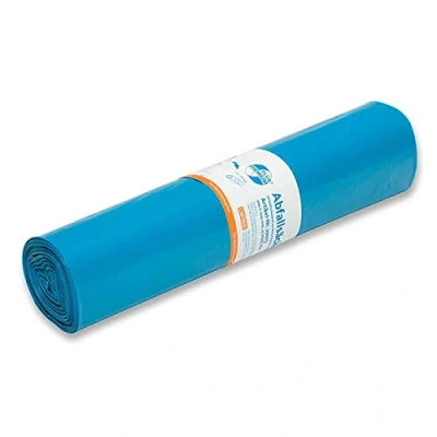 Abbildung von Müllsäcke DEISS PREMIUM PLUS blau 120 Liter, 700 x 1100 mm, 20013