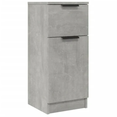 Abbildung von vidaXL Sideboard Kommode Anrichte Schrank Beistellschrank Mehrzweckschrank Standschrank Wohnzimmer Betongrau 30x30x70cm Holzwerkstoff