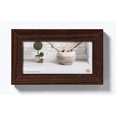 Abbildung von walther design Bilderrahmen nussbaum 10 x 20 cm Home Holzrahmen HO120N
