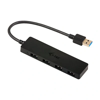 Abbildung von i tec USB 3.0 Slim Passive HUB 4 Port ohne Netzadapter, für Notebook, Ultrabook, Tablet, PC, Unterstützen Win und Mac OS