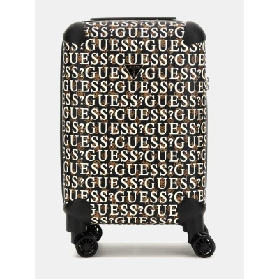 Abbildung von Guess Stark Wheeler Trolley brown/multicoloured, Damen, Größe: One Size, Brown/multi coloured