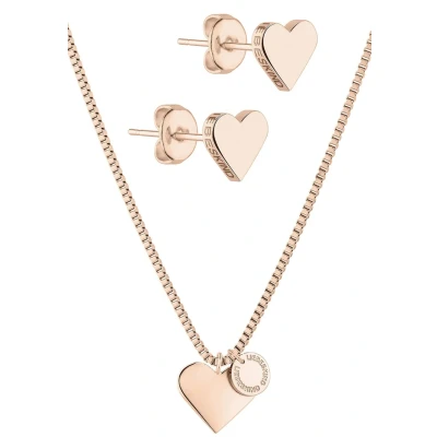 Abbildung von Liebeskind Berlin Schmuckset Ohrringe Rose goldcoloured, Damen, Größe: One Size, gold coloured