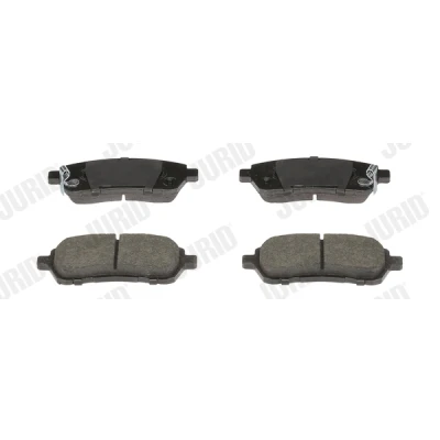 Abbildung von JURID 573648J Bremsbelagsatz mit akustischer Verschleißwarnung SUZUKI: SWIFT 5, 4, Baleno II Schrägheck, DAIHATSU: Sirion II, Materia, Cuore 7