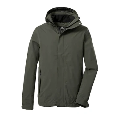 Abbildung von killtec Herren Funktionsjacke mit abzippbarer Kapuze/Outdoorjacke ist wasserdicht KOS 87 KG MN JCKT XENIOS, oliv, 29, 42268 000
