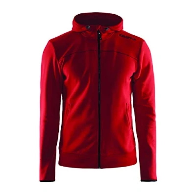 Abbildung von Craft Herren Sportswear Freizeit Full Zip Kapuze ct040/1901692 rot groß Medium
