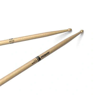 Abbildung von ProMark Drumsticks Schlagzeug Sticks RBH595AW Rebound 5B 595 Hickory Drum Stick Acorn Wood Tip