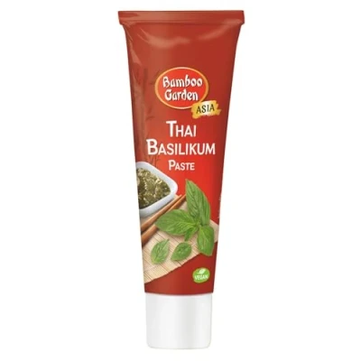 Abbildung von Bamboo Garden Thai Basilikumpaste Vegan 45 g in der Tube