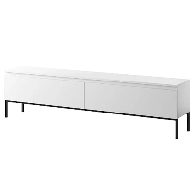 Abbildung von Selsey TV Schrank Board Sideboard Fernsehtisch Fernsehschrank Mit Schränken 175 cm Goldene Beine Weiß Bemmi