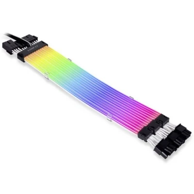 Abbildung von Lian Li Strimer Plus V2 Triple 8 Pin RGB VGA Kabel, (PW12 PV2 schwarz)