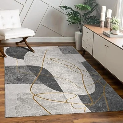 Abbildung von Paco Home Teppich &quot;Tuana 217&quot;, rechteckig, 15 mm Höhe, Kurzflor, modernes 3D Design, Wohnzimmer