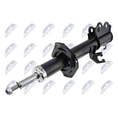 Abbildung von NTY A NS 044 Stoßdämpfer Vorderachse links Gasdruck Federbein oben Stift NISSAN: MICRA 4, Note II Hatchback