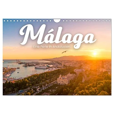 Abbildung von Málaga Eine Perle in Andalusien. (Wandkalender 2025 DIN A4 quer), CALVENDO Monatskalender