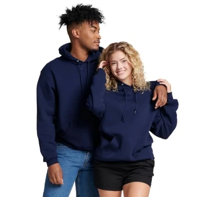 Abbildung von Russell Athletic Herren Dri Power Fleece Kapuzenpullover Blau 4X Large