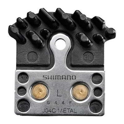 Abbildung von Shimano_ Scheibenbremsbelag J04C Metall mit Kühlrippen 1 Paar