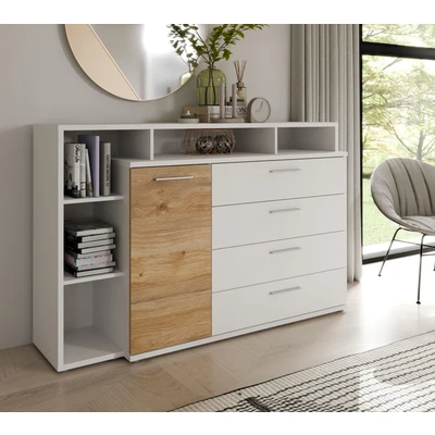 Abbildung von FORTE Kombikommode &quot;MAYACUS&quot;, modernes Sideboard, Stauraum, 4 Schubkästen, trendiges Dekor