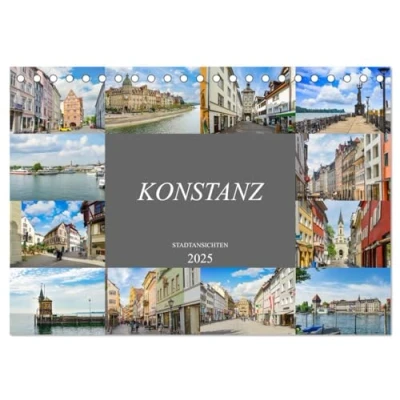Abbildung von Konstanz Stadtansichten (Tischkalender 2025 DIN A5 quer), CALVENDO Monatskalender