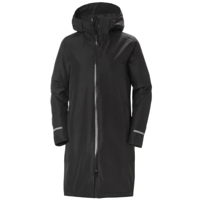 Abbildung von Helly Hansen W Aspire RAIN Regenjacke / wasserabweisende Jacke, Damen, Größe: Small, Black