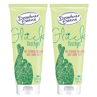 Abbildung von 2er Pack Dresdner Essenz Duschgel Glück 2 x 75 ml Duschbad vegan