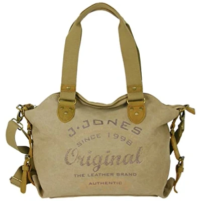 Abbildung von J JONES JENNIFER Schultertasche Damen Canvas Umhängetasche, Handtasche vintage look, casual