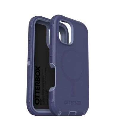 Abbildung von OtterBox Defender Series MagSafe Hülle für iPhone 16, stoßfest, sturzsicher, extrem robust, Schutzhülle, 7X getestet nach Militärstandard, Lila