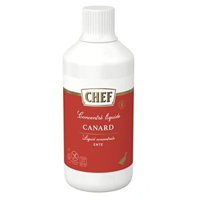 Abbildung von CHEF Flüssiges Konzentrat Ente, Geschmacksboost für Herzhafte Fleischgerichte, 100% Natürlicher Geschmack, 1er Pack (1 x 1L)