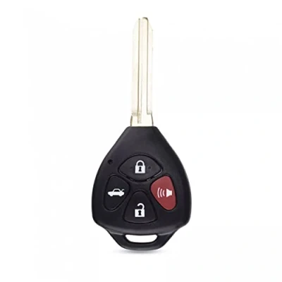 Abbildung von 4 Tasten Autoschlüssel Gehäuse der Fernbedienung Ersatzzubehör Shell Case Cover Fob für Toyota RAV4 Camry Avalon Corolla Matrix