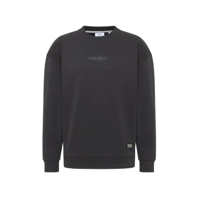 Abbildung von Carlo Colucci Sweatshirt, Herren, Größe: Large, Schwarz