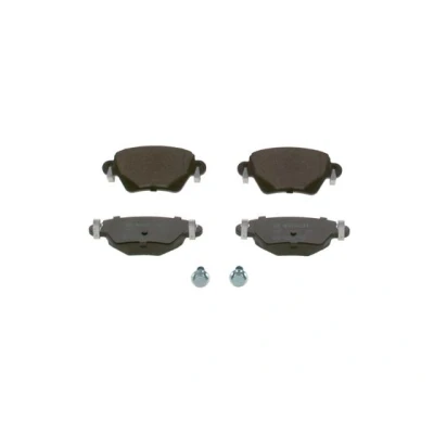 Abbildung von BOSCH 0 986 424 671 Bremsbelagsatz Low Metallic mit Schrauben Zubehör RENAULT: Kangoo I, I Rapid