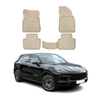 Abbildung von OMAC 5806444BG Fußmattensatz Gummi, TPE (thermoplastischer Elastomer) 4 beige