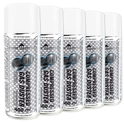 Abbildung von AABCOOLING Home&amp;Office Druckluftspray Gas Duster 5X 400ml K2, Compressed Air, Foto, Elektronik, Druckluftreiniger Luftdruckspray, Druckluftreiniger, Reinigung, Kamera