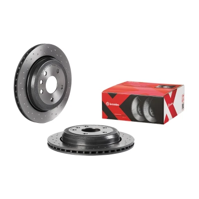 Abbildung von BREMBO 09.N235.2X Bremsscheibe 330 22 6 gelocht/innenbel. beschichtet JEEP: GRAND CHEROKEE 4, DODGE: Durango