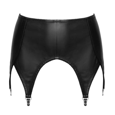 Abbildung von Zado Strapsgurt aus Leder, Schwarz, L