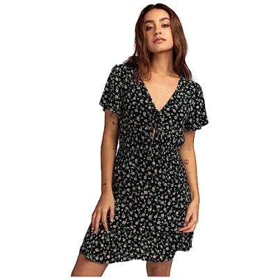 Abbildung von Billabong DAY Trippin Freizeitkleid, Damen, Größe: XXL, Off black