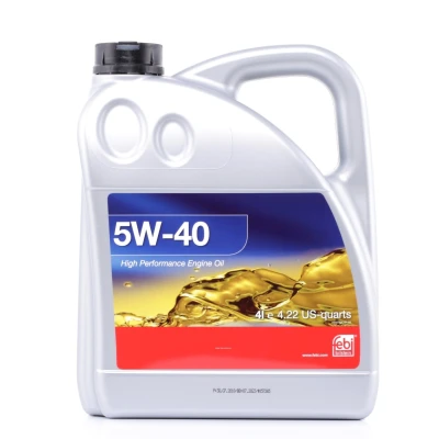 Abbildung von Febi Bilstein 5W 40 4l Motoröl 32937 MERCEDES BENZ: S Klasse Limousine, CLS Coupe, CLK VOLKSWAGEN: Golf 6, 4 Cabrio, 5 Variant