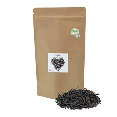Abbildung von TEALAVIE Schwarztee lose Ceylon mild würzig fruchtig umweltfreundlicher Nachfüllpack 160g Refill loser Schwarzer Tee