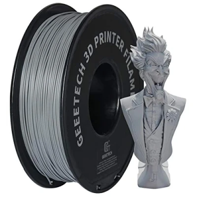 Abbildung von GEEETECH Filament PLA 1.75mm for 3D Drucker 1kg Spool, Grau