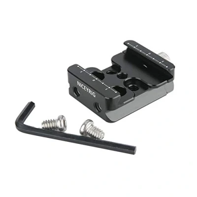 Abbildung von NICEYRIG Schnellspanner Clamp Kompatibel mit Arca Standard für DJI Ronin S/ZHIYUN Crane Series/Weebill S/MOZA Stabilisator Gimbal