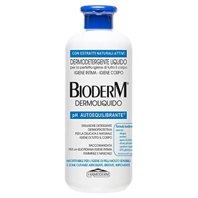Abbildung von Bioderm Dermoliquido Sanfte Cleanser Für Empfindliche Haut und Intimpflege Säuglings , Erwachsenen Altenpflege ph balanciertes Duschgel Parabene tierversuchsfrei 500 ml