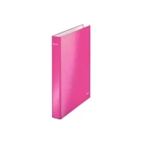 Abbildung von LEITZ Ringbuch 2 Ringe DIN A4 4 cm pink