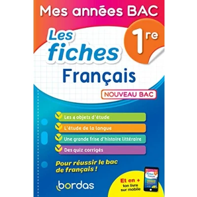 Abbildung von Mes années Bac Les fiches Français 1re